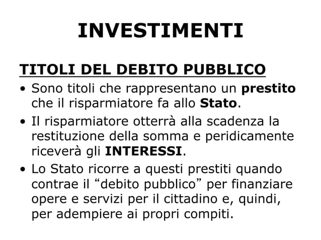 Le famiglie nel sistema ec. sintesi | PDF | Stocks and Bonds | Personal