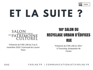 PREMIERE RENCONTRE FAR LAB PPT