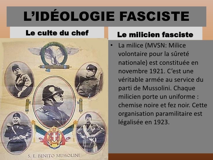 Le fascisme italien blog