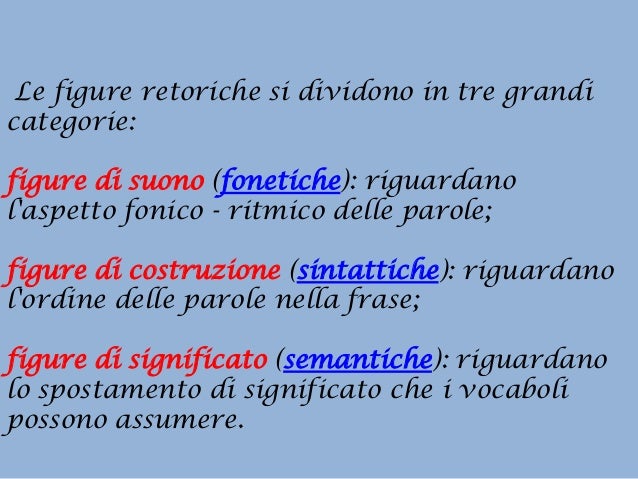 Primo Canto Inferno Figure Retoriche