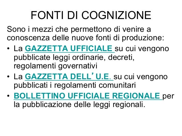 Le Fonti Del Diritto Schema belallahan
