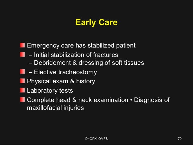 Laboratory abnormalities after a facial fracture 7