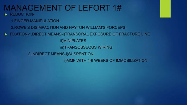Lefort fractures | PPT