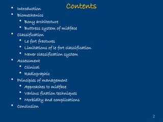 Fort Classification LEFORT FRACTURES ppt.pptx oral and maxillofacial surgery | PPTX