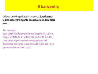 Il baricentro
 