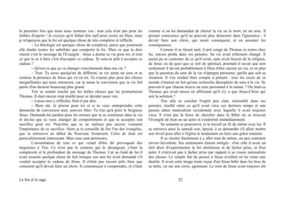 la première fois que nous nous sommes vus : tout cela n'est pas pour les
faibles d'esprits ! Je croyais qu'il fallait être naïf pour croire en Dieu, mais
je m'aperçois que la foi est quelque chose de très complexe et réfléchi.
– La théologie est quelque chose de complexe, parce que justement
elle étudie toutes les subtilités que comporte la foi. Mais ce que tu dois
retenir c'est le message de l'Evangile : Jésus a donné sa vie pour toi, et tout
ce que tu as à faire c'est d'accepter ce cadeau. Te sens-tu prêt à accepter ce
cadeau ?
– Qu'est-ce que ça va changer concrètement dans ma vie ?
– Tout. Tu seras quelqu'un de différent, ta vie auras un sens et tu
sentiras la présence de Jésus qui vit en toi. Tu n'auras plus peur des choses
insignifiantes qui nous entourent, car tu auras la conviction que ta vie fait
partie d'un dessein beaucoup plus grand.
Tim se sentait touché par les belles choses que lui promettaient
Thomas. Il était encore trop tiraillé pour se décider aussi vite.
– Laisse-moi y réfléchir, finit-il par dire.
– Bien sûr. Je prierai pour toi et si tu veux entreprendre cette
démarche de conversion seul, sens-toi libre. Tu n'as qu'à prier le Seigneur
Jésus. Demande-lui pardon pour les erreurs que tu as commises dans ta vie
et dis-lui que tu veux changer de comportement et que tu acceptes son
sacrifice pour toi. Peut-être que tu ne réalises pas encore vraiment
l'importance de ce sacrifice. Alors je te conseille de lire l'un des évangiles,
que tu retrouves au début du Nouveau Testament. Celui de Jean est
particulièrement intéressant. Mais tous sont pertinents.
L'assimilation de tout ce qui venait d'être dit provoquait des
migraines à Tim. Ce n'est pas le contenu qui le dérangeait, c'était la
complexité et la profondeur du message de Thomas. Car au fond de lui il
avait ressenti quelque chose de fort lorsque son ami lui avait demandé s'il
voulait accepter le cadeau de Jésus. Il n'était pas encore prêt, bien que
conscient qu'il devait faire un choix. Il commençait à comprendre, et c'était
comme si on lui demandait de choisir la vie ou la mort, en un sens. Il
prenait conscience qu'il ne pouvait plus demeurer dans l'ignorance : il
devait faire son choix, qui serait conséquent, et en assumer les
conséquences.
Comme il se faisait tard, il prit congé de Thomas et rentra chez
lui, encore perdu dans ses pensées. Sa vie avait tellement changé. Il
aurait pu se contenter de ce qu'il avait, sans avoir besoin de la religion,
de Jésus ou de quoi que ce soit de spirituel, pourtant il savait que non
seulement il devait probablement à Dieu d'être encore en vie, et en plus
que la question du sens de la vie n'épargne personne, quelle que soit sa
situation. Il s'en rendait bien compte à présent : tous les excès de ce
monde n'étaient en fait qu'une recherche désespérée de sens à la vie. Se
pouvait-il que chacun trouve un sens personnel à la sienne ? Ou était-ce
Thomas qui avait raison en affirmant qu'il n'y a que Jésus-Christ qui
soit la solution ?
Tim alla se coucher l'esprit peu clair, entremêlé dans ses
pensées, tiraillé entre ce qu'il avait vécu ces derniers temps et une
pensée athée matérialiste occidentale avec laquelle il avait toujours
vécu. Il n'eut pas la force de chercher dans la Bible où se trouvait
l'évangile de Jean ou un autre et s'endormit immédiatement.
Sa semaine se poursuivit, et le travail en fit de même avec lui. Il
se retrouva ainsi le samedi soir, épuisé, à se demander s'il allait mettre
son réveil pour aller à l'église le lendemain ou faire une grâce matinée.
Il se résolut finalement à y aller tout de même, un peu contrarié
envers lui-même. Ses sentiments étaient mitigés : d'un côté il avait un
réel désir d'expérimenter la foi chrétienne et de lâcher prise, et d'un
autre il n'arrivait pas à lâcher prise par rapport à sa vision rationaliste
des choses. Le simple fait de penser à Jésus éveillait en lui toute une
dualité. Il avait cette image toute reçue d'un Jésus bébé dans les bras de
sa mère, ou sur une croix, agonisant. Le nom de Jésus avait toujours été
Le fou et le sage 22
 