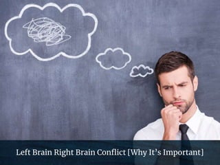 Left Brain Right Brain Conflict [Why It’s Important]
 
