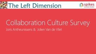 Collaboration Culture Survey
Joris Antheunissens & Jolien Van de Vliet
 