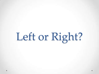 Left or Right?,[object Object]