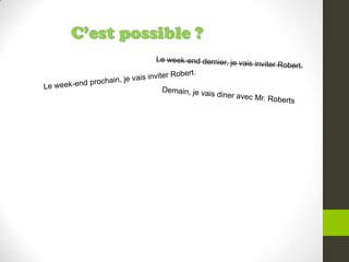 C’est possible ?
 