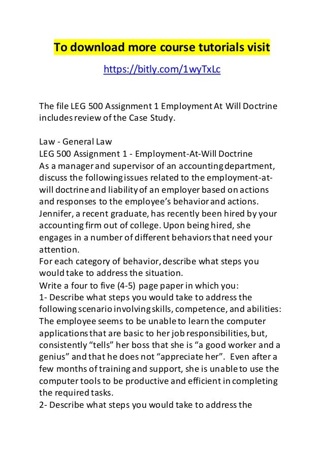 Leg 500 assignment 1 essay example 08 picture