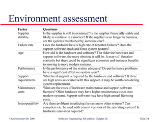Legacy Systems in Software Engineering SE26 | PPT
