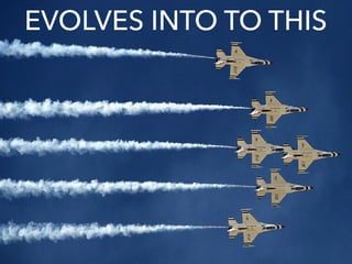 EVOLVES INTO TO THIS
 