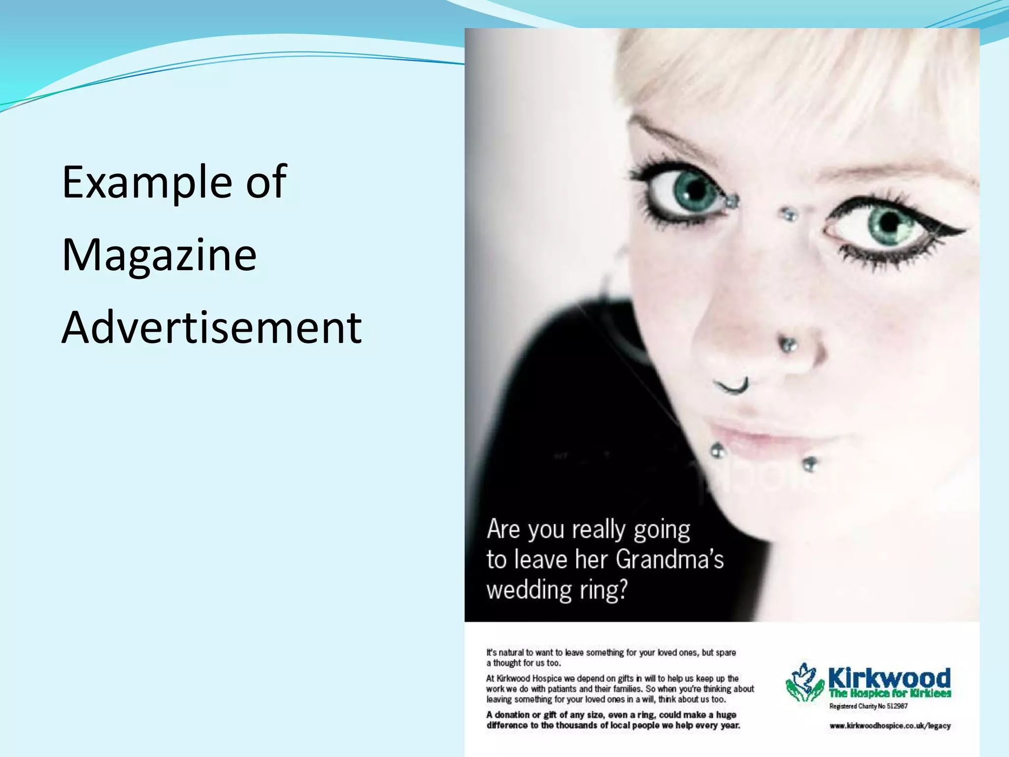 Example ofMagazineAdvertisement