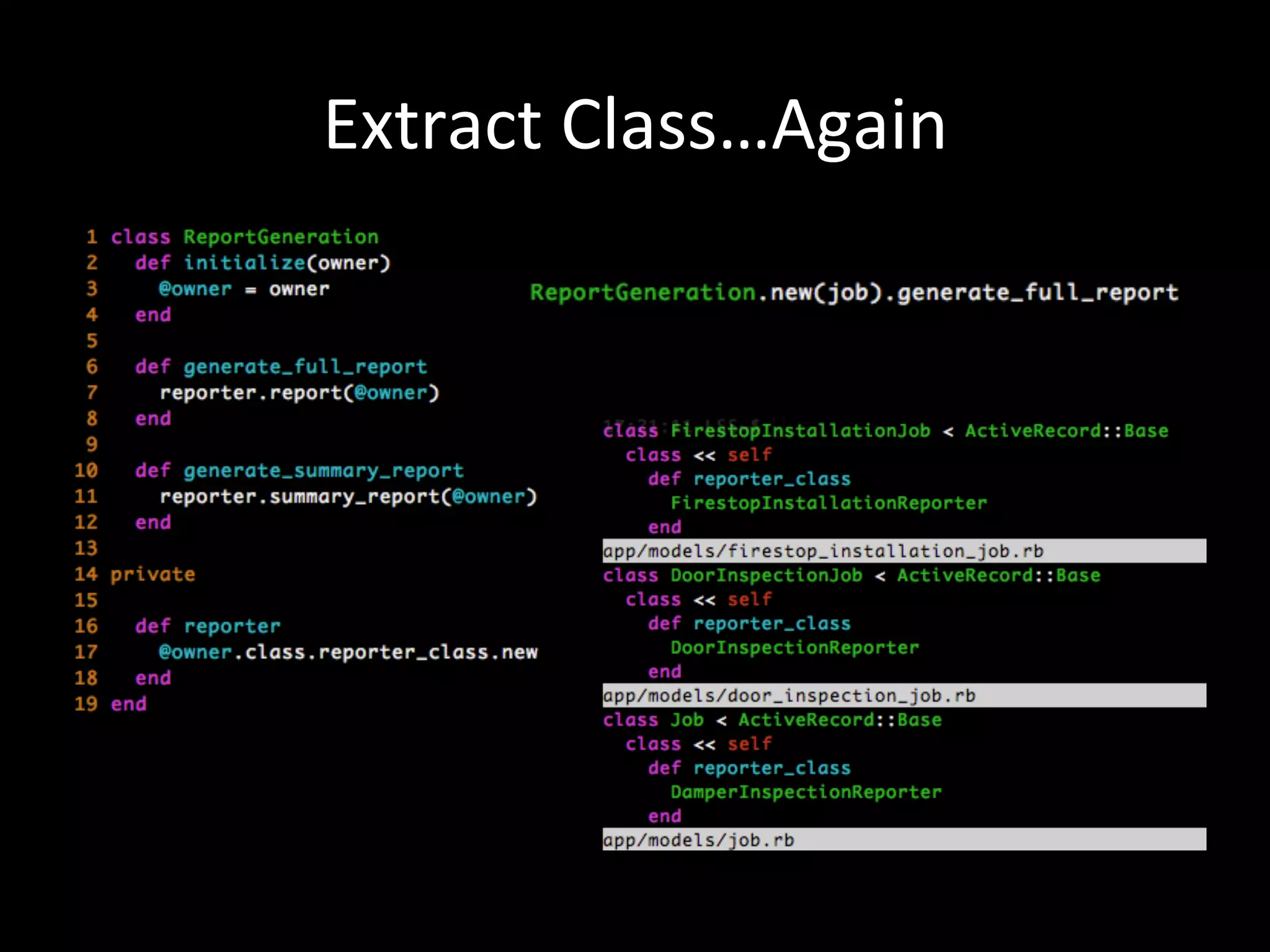 Extract Class…Again 