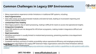 Legacy ERP Extension Strategy Add Modern Capabilities to Old Systems ...
