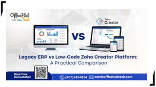 Legacy ERP vs Low-Code Zoho Creator Platform A Practical Comparison.pptx