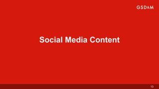 Social Media Content




                       13
 