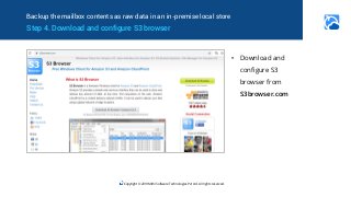 Webinar: How to reduce mailbox size and protect email data Slide 38