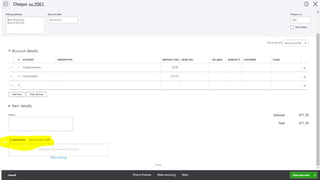 Internal Controls over Expenses
 