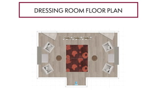 DRESSING ROOM FLOOR PLAN
 