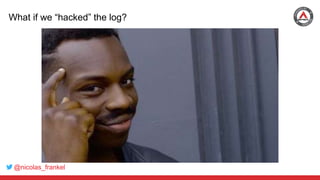 @nicolas_frankel
What if we “hacked” the log?
 