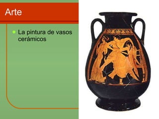 Arte  La pintura de vasos cerámicos  