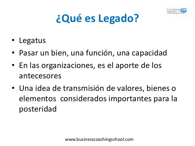 Legado de Thomas Leonard