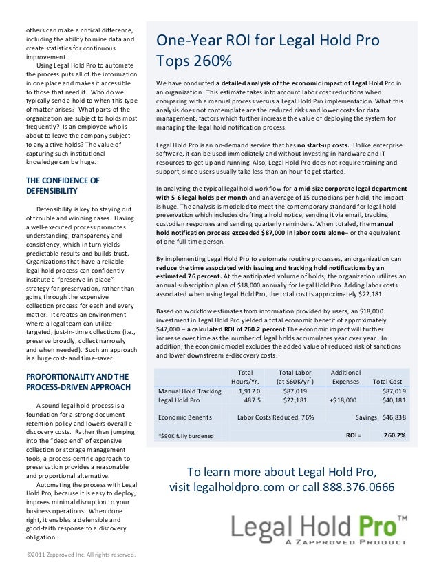 The Hidden Costs of a Manual Legal Hold Process