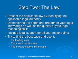 Legal Reasoning & Problem Solving | PPT