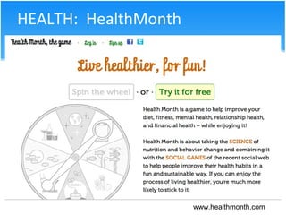 HEALTH: HealthMonth
www.healthmonth.com
 