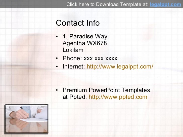 Law Firms Powerpoint Template