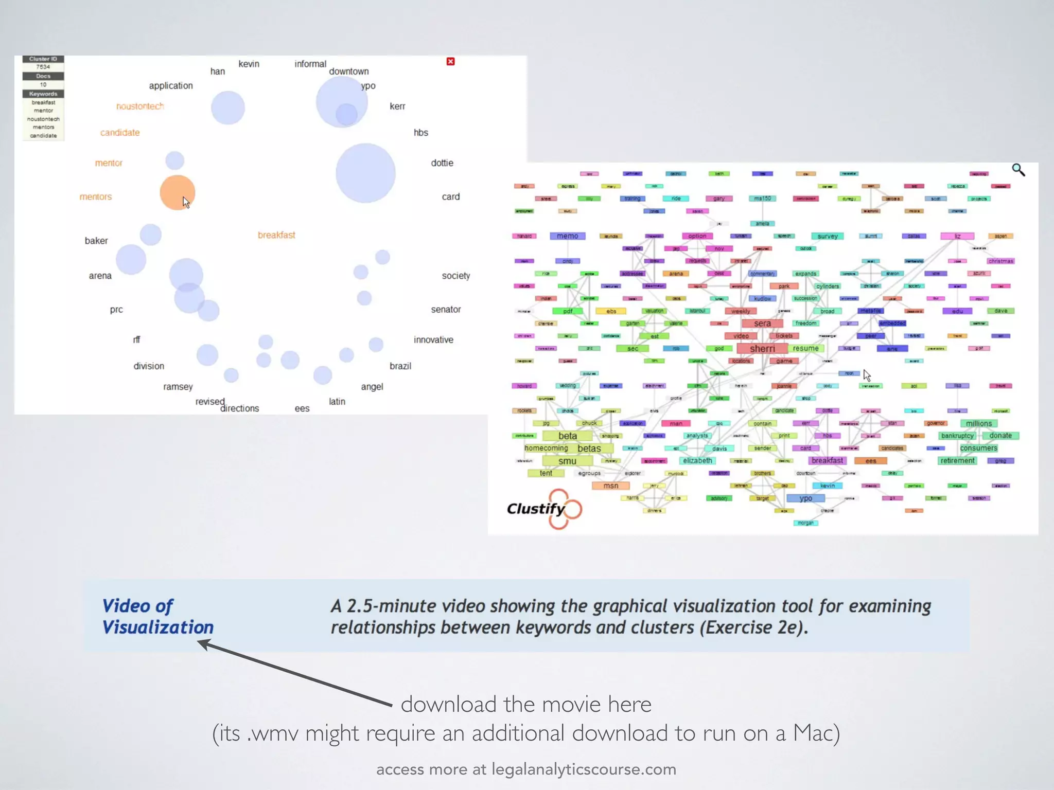 download the movie here
(its .wmv might require an additional download to run on a Mac)
access more at legalanalyticscourse.com
 