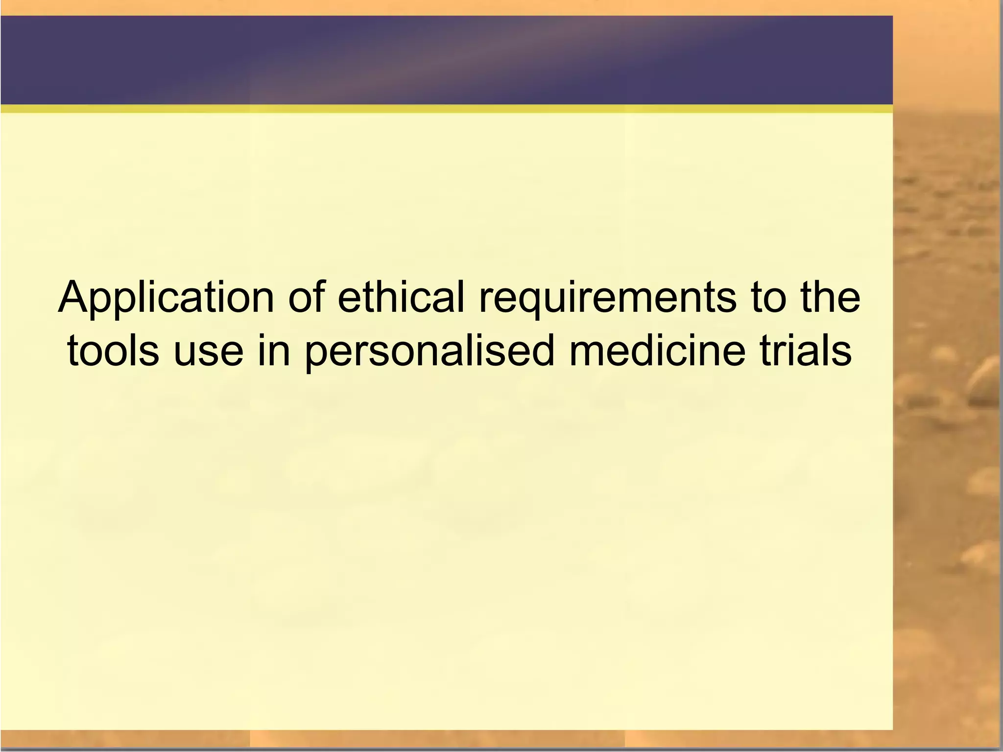 Legal and Ethical Issues of International Clinical Trials