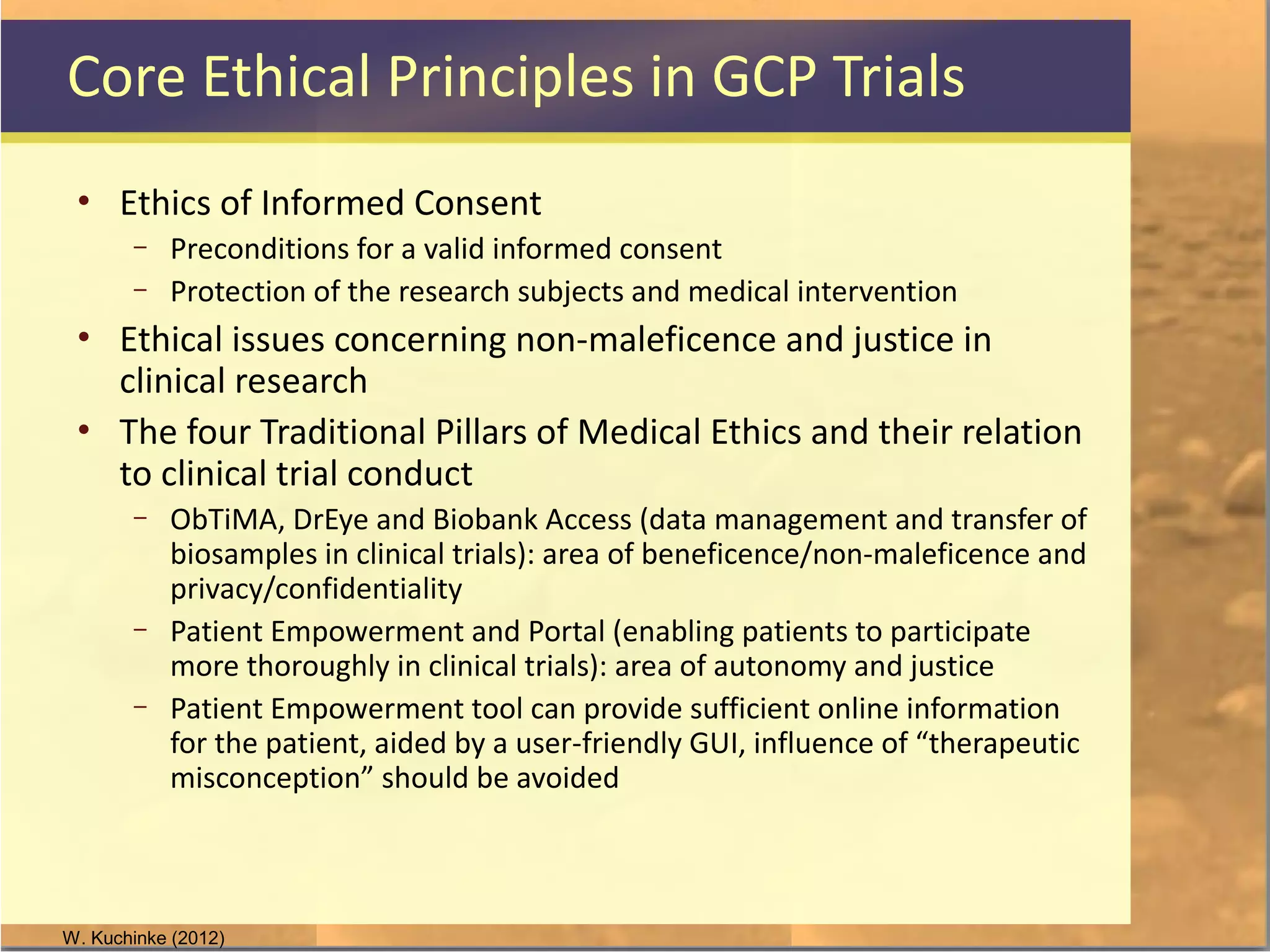 Legal and Ethical Issues of International Clinical Trials