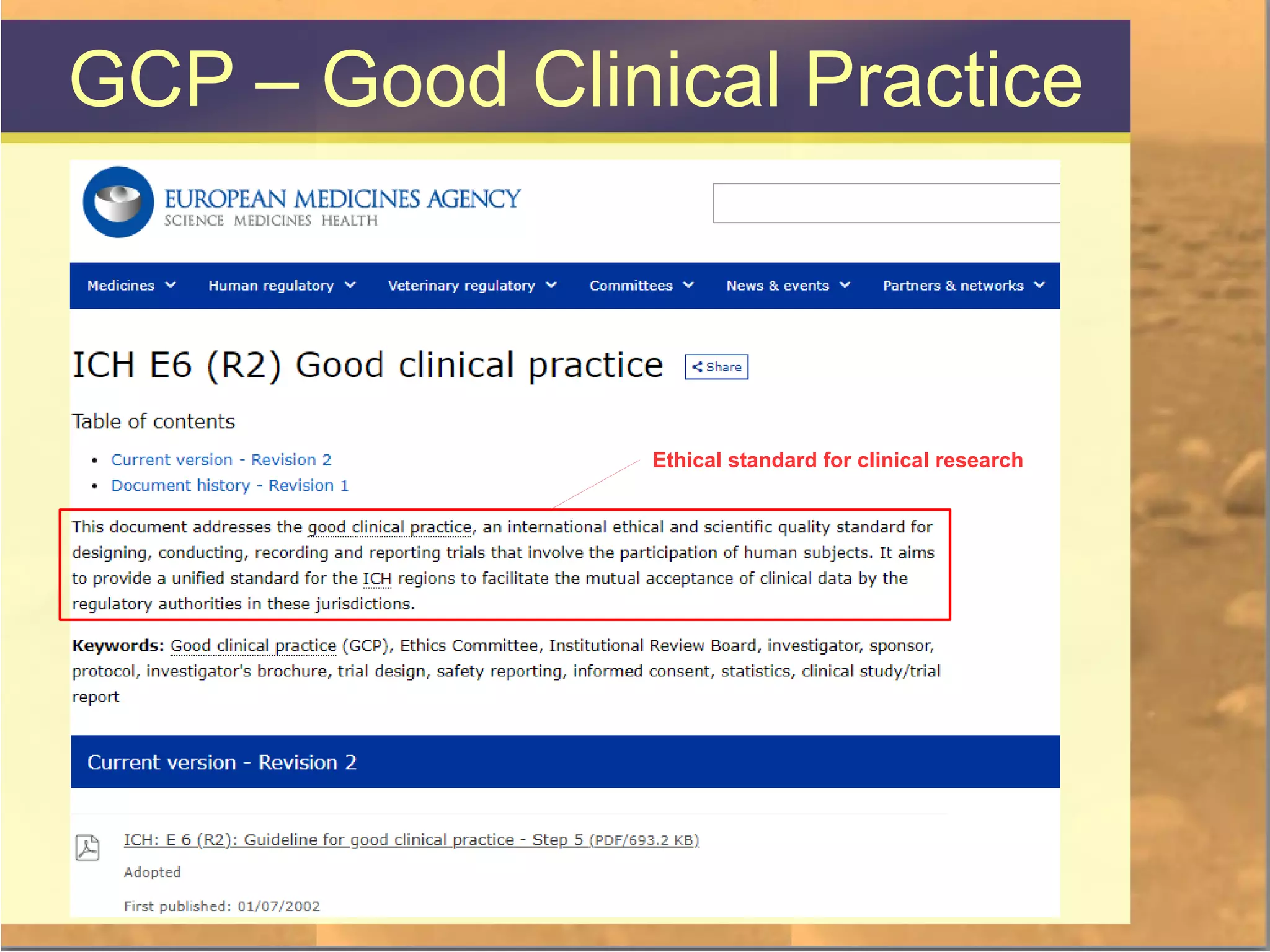 Legal and Ethical Issues of International Clinical Trials