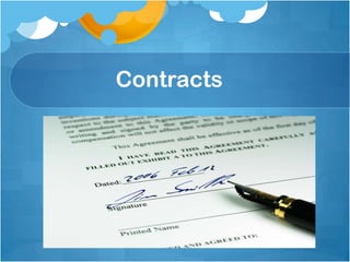 Contracts
 