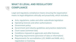 Legal and regulatory compliance | PDF