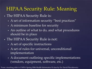 Rules Informatics Legal Aspects in Health Informatics | PDF