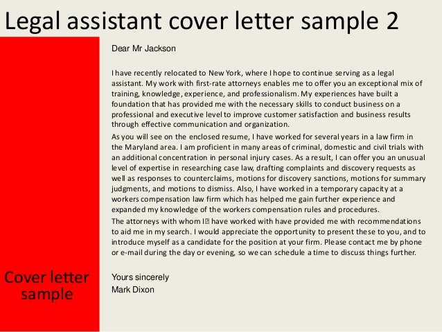 cover letters for attorneys
