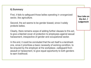 Your take on
the Act /
Judgement
 
