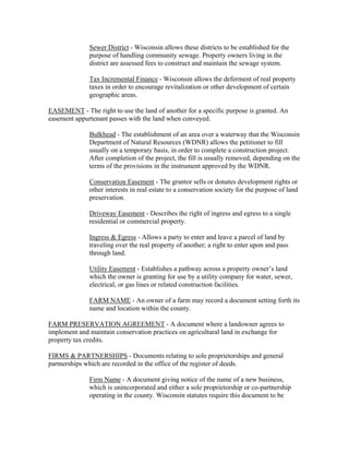 Legal Document Real Estate