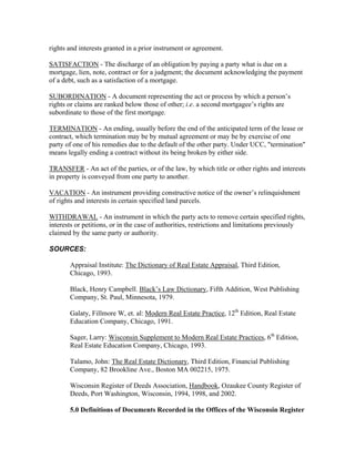 Legal Document Real Estate