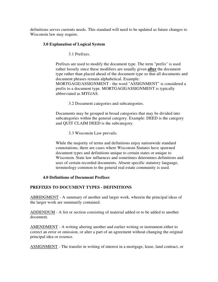 Legal Document Real Estate