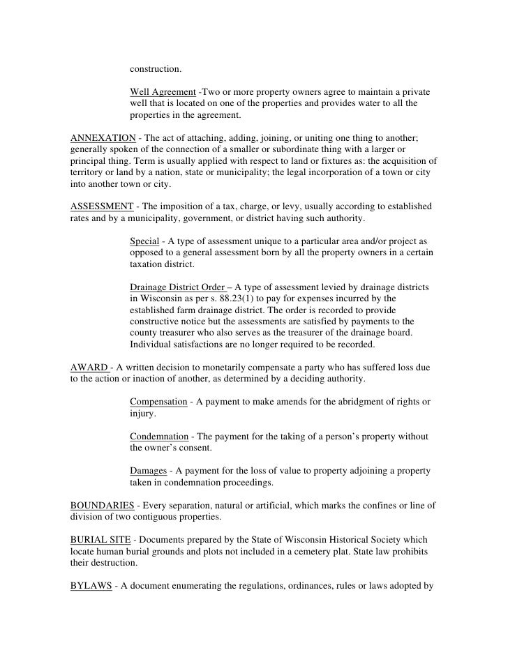 Legal Document Real Estate