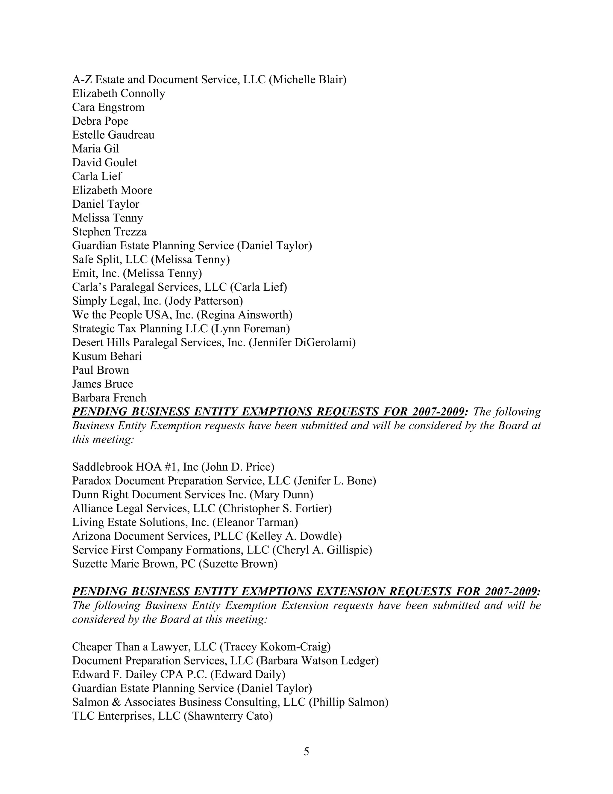 Legal document services pdf