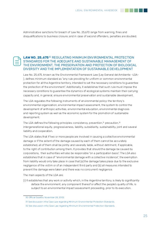 Legal Enviromental Handbook
