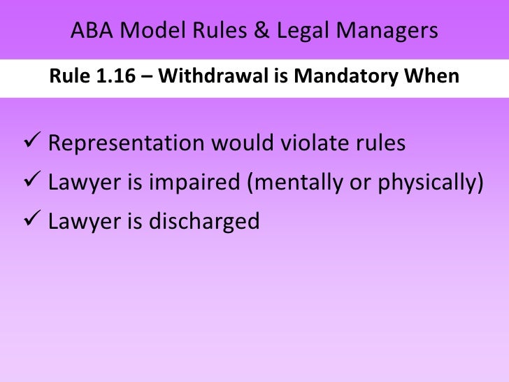 ALA Training Legal Ethics