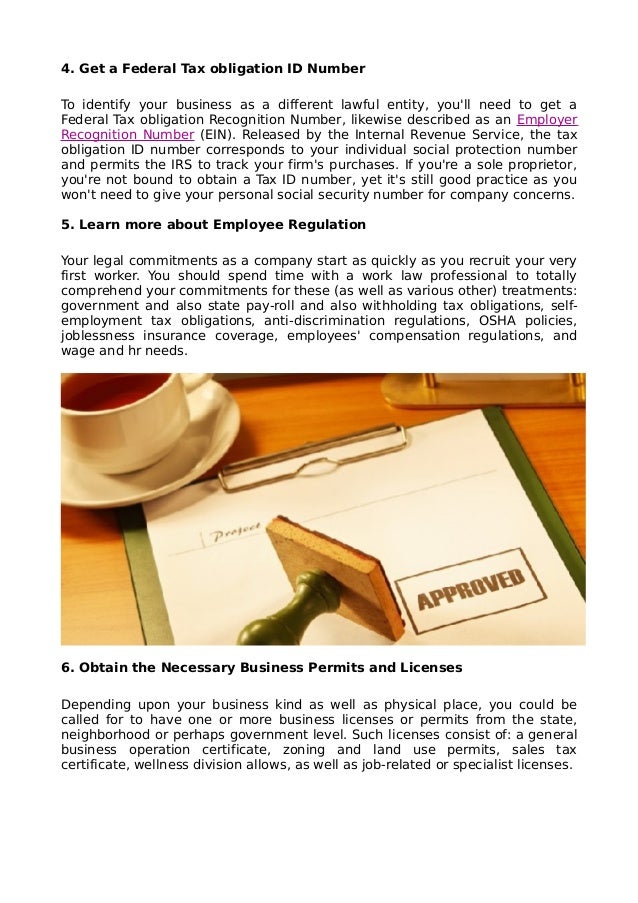 Legal formalities before start your business