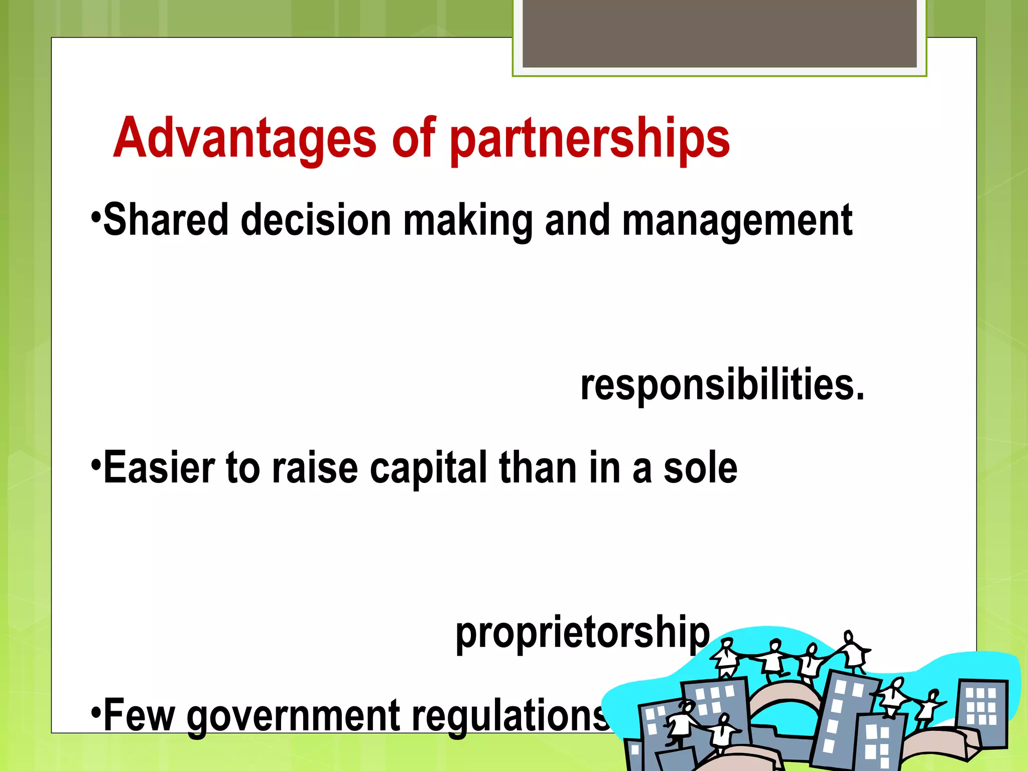 Legal forms of business ownership om | PPT